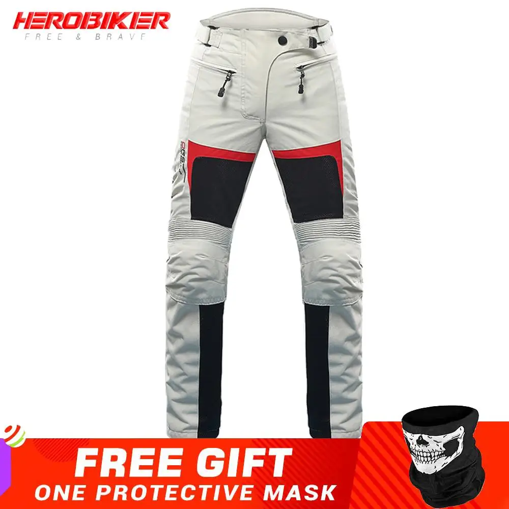 Heren Motorbroek Motorcross Jas Broek Rijden Moto Beschermende Broek Fietsen Chaqueta Zomer Race Motorbroek