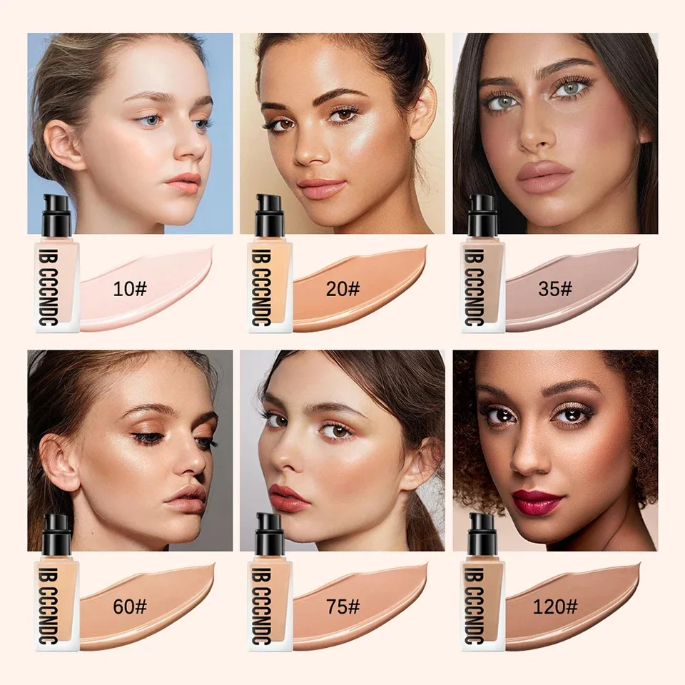 Make Up Foundation Cream for Face High Coverage Foundation Foundations Makeup Waterproof Korean Makeup Base Cosmetic - detail 4