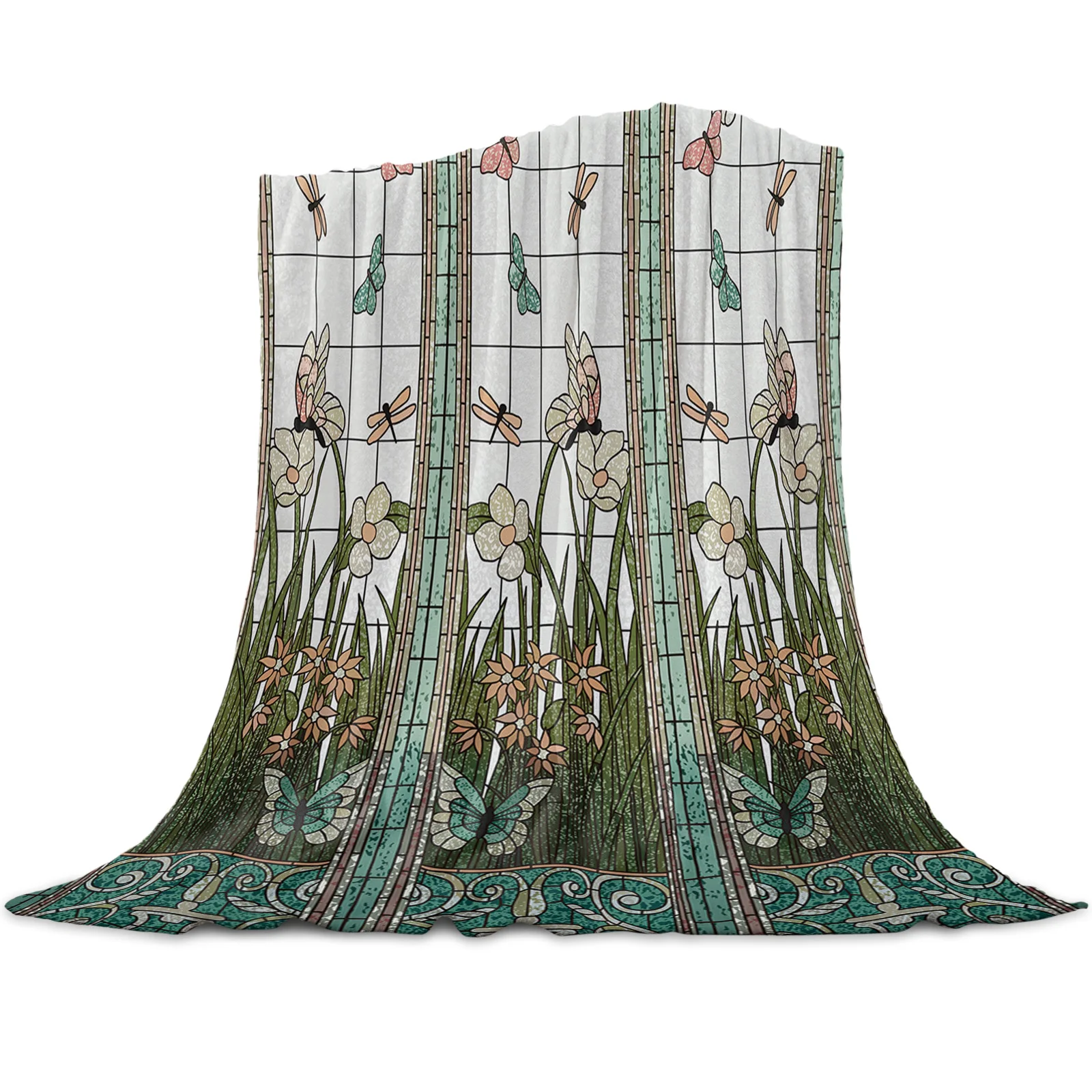 

Dream Catcher Feather Flannel Throw Blankets for Sofa Room Soft Fleece Blanket Bedspread Super King Queen Size Beds Bedding