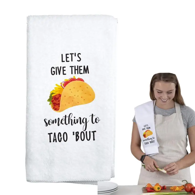 

Hand Towels For Bathroom 14x30 Inches Dish Towels Funny Washcloths Reusable Bathroom Hand Towels Absorbent Dish Towels With