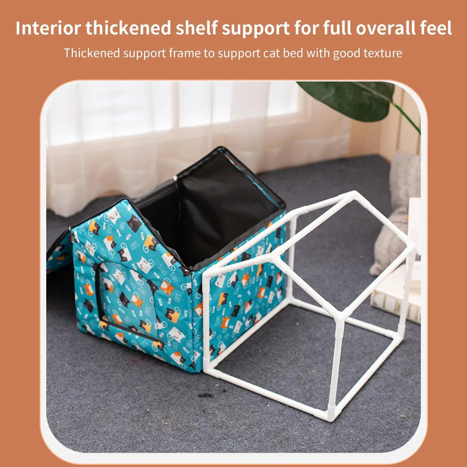 Cooling Cat House Cool Down Tent For Puppy Portable Cooling Puppy House For Bedroom Living Room Patio Backyard Kitten Cold Tents