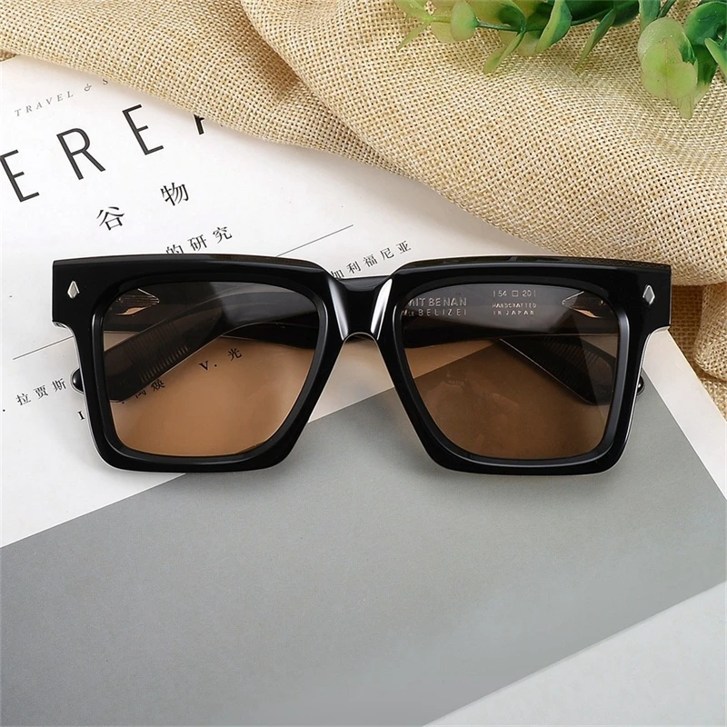 Japan Handmade Men's Sunglasses Brand Designer Sunglasses Women 2025 BELIZE Oculos De Sol Feminino Female Male Sunglasses 2