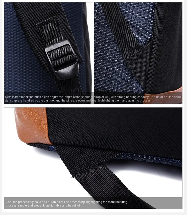 2024 Fashionable New Personalized Backpack Anti-theft Backpack Backpack Laptop Bag