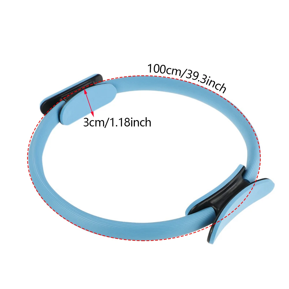 1Pc Yoga Fitness Pilates Ring Yoga Ring Open Back Ring Magic Circles Pelvic Floor Muscle Training Yoga Supplies Pilates Circles