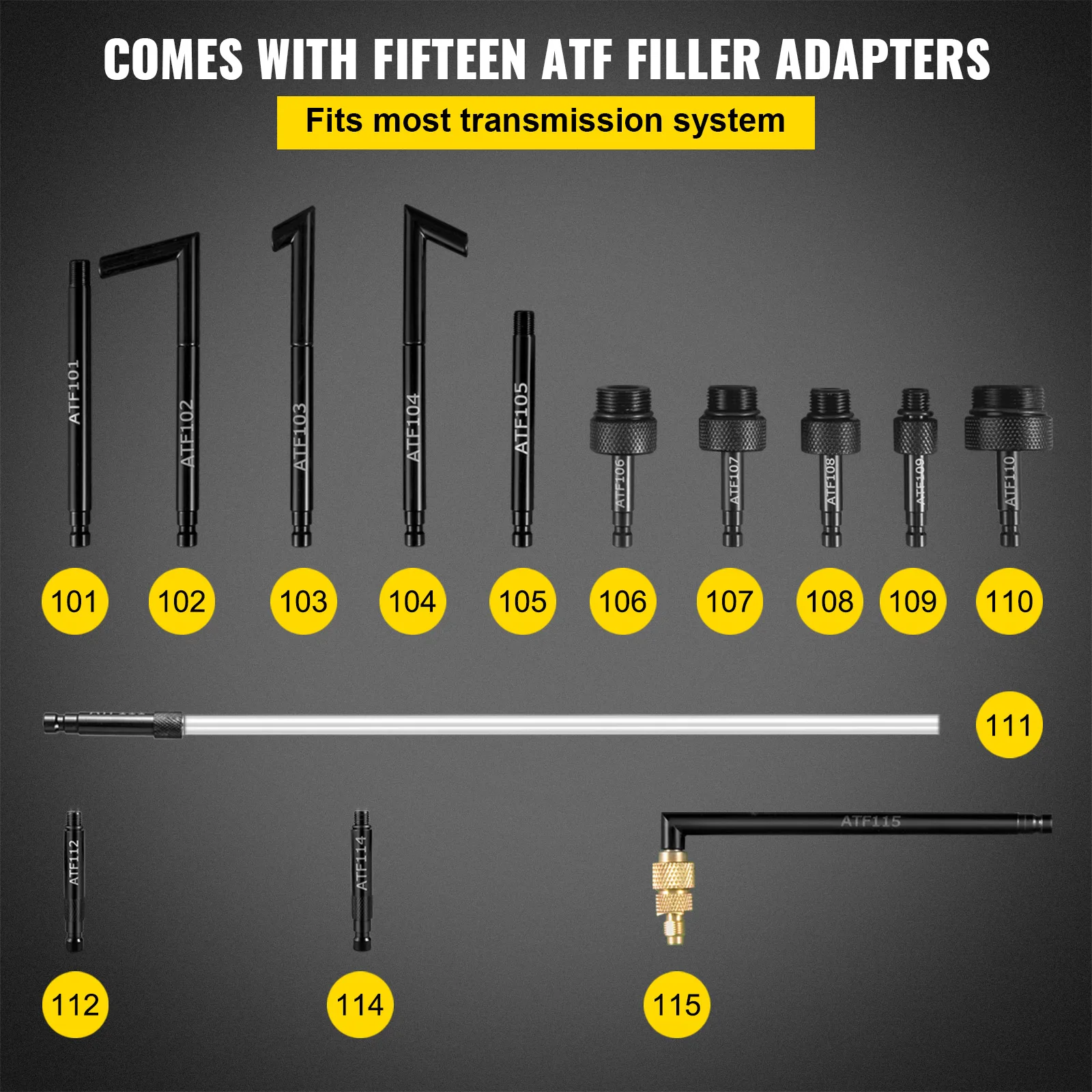SucceBuy Transmission Fluid Pump 10L ATF Pump Fuel Extraction with Two-way Control Pressure Gauge 14 Common Adapters for Cars