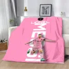 Football Miami Messi Printed Blanket for Bed Sofa Armchair Picnic Blankets Warm Blanket Comfortable Blanket Home Travel Birthday 6