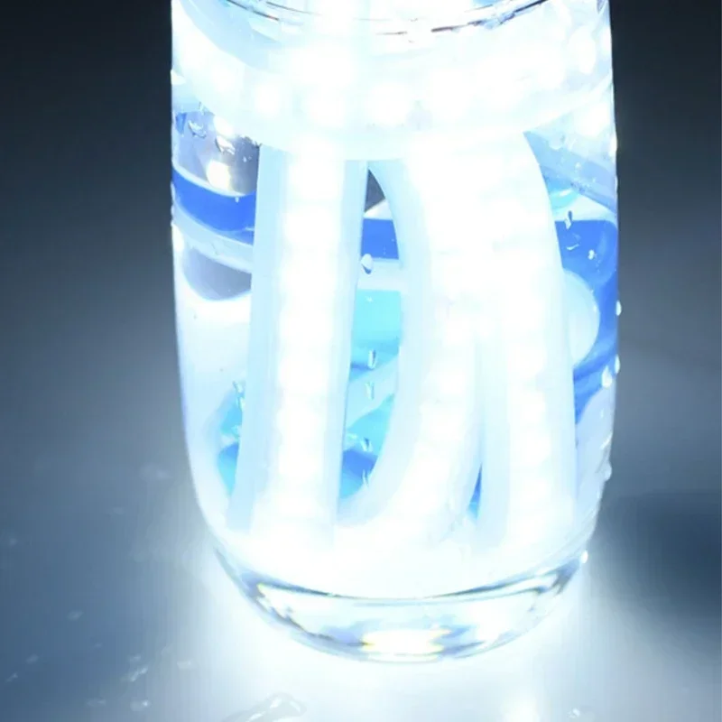 1.8/1.5/1.2M Universal Led Car Hood Lights Strip Engine Hood Guide Decorative Light Bar Auto Headlights Daytime Running Light