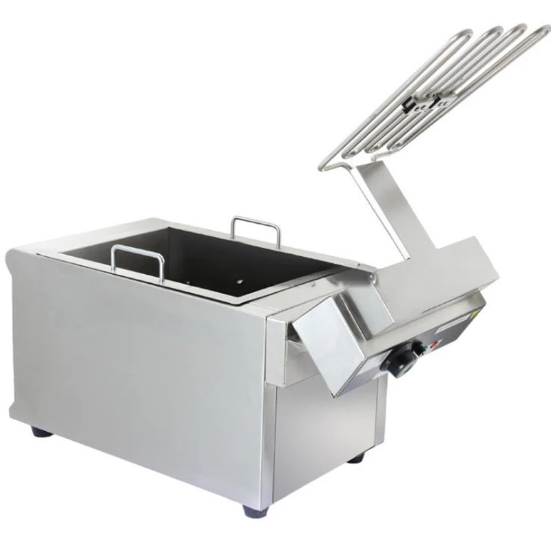 Electric Single Cylinder Fryer French Fries Fritters Chicken Machine Commercial Frying Machine