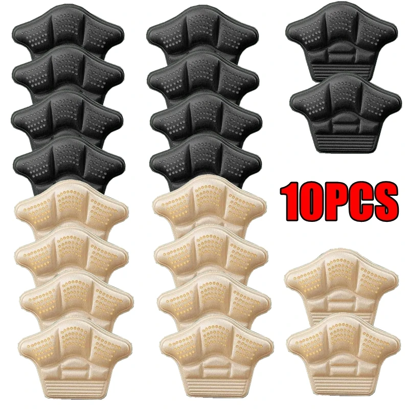 10Pcs Feet Pads for Sneakers Heel Protectors Stickers Comfort Silicon Non Slip Shoe Pads Foot Pain Relievers Shoes Inserts