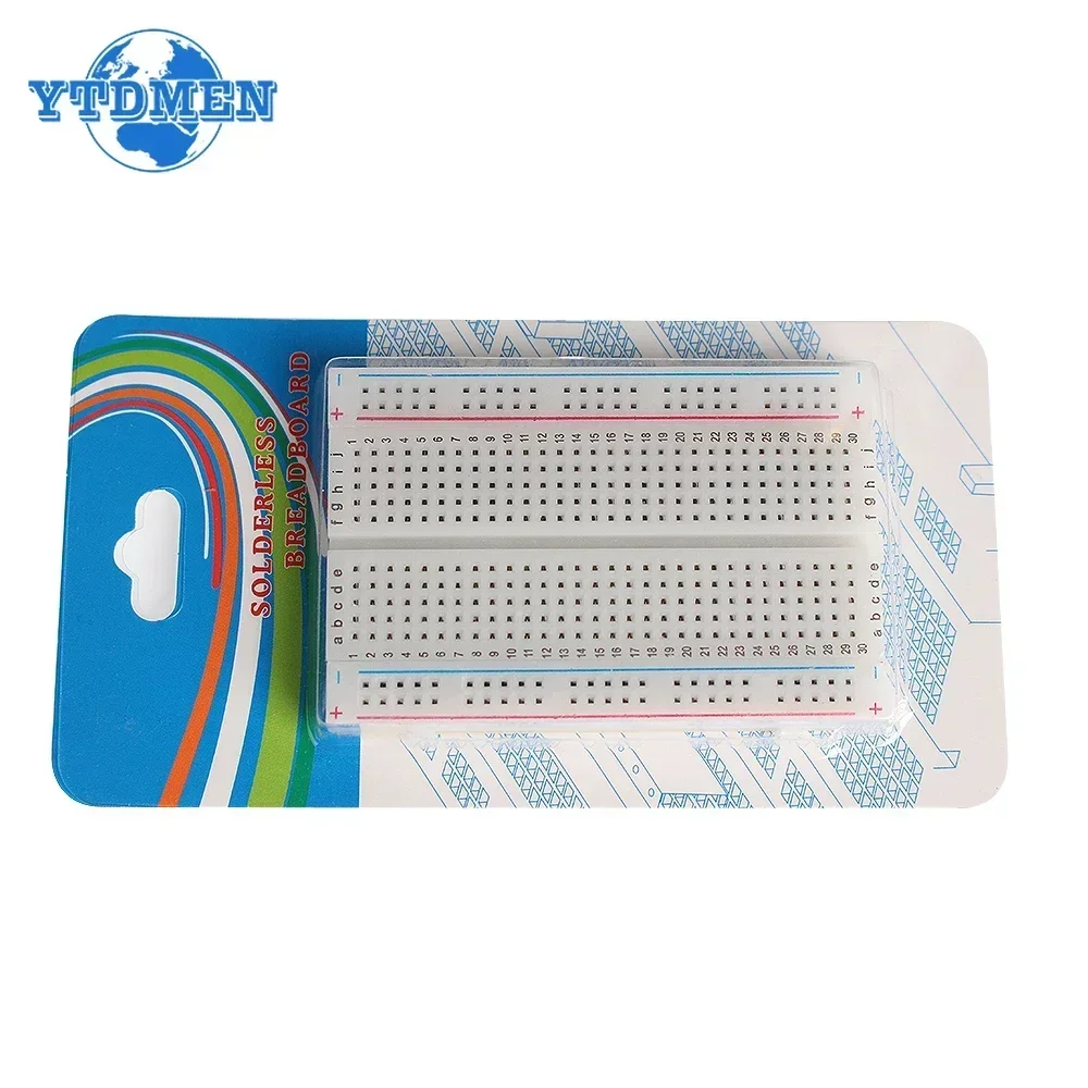 400/830 Points Breadboard MB-102 Solderless PCB Test Board ZY-204 SYB-170 ZY-25 MB102 Breadboard Cable Kit Test Develop DIY