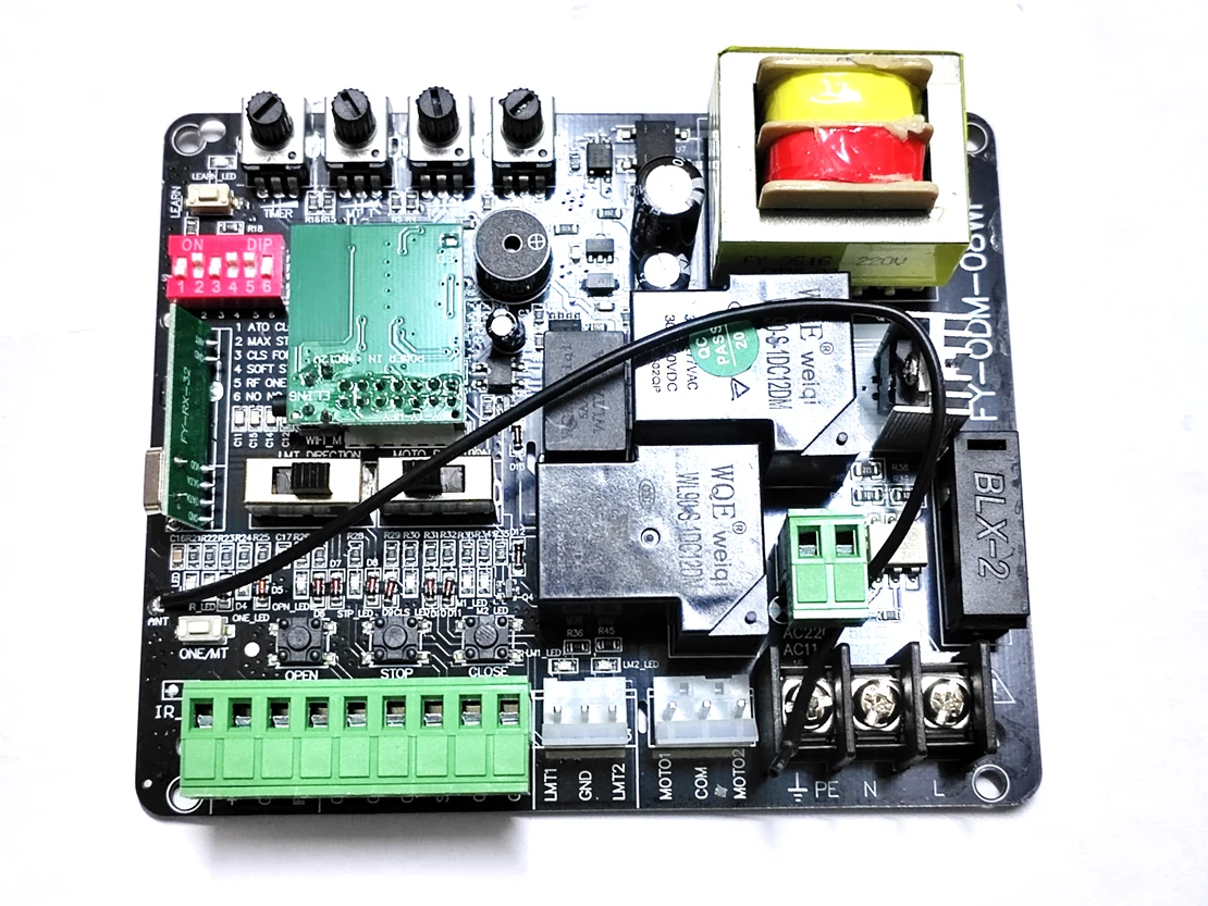 Tuya wifi smartlife app Automatic Sliding gate opener AC 220v 110v pcb AC motor CONTROL Circuit BOARD Card power controller