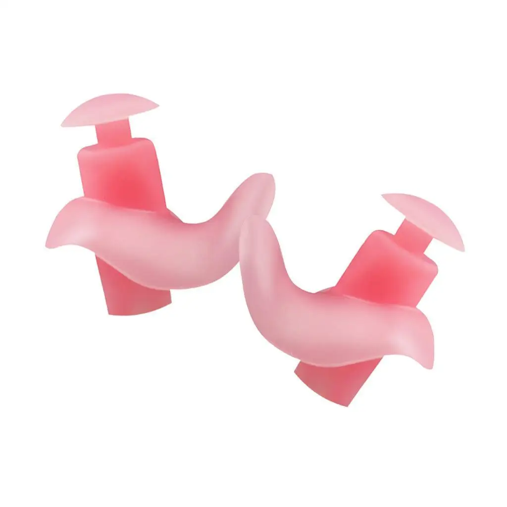 

Swimming Ear Plug Silicone Ears Plugs Earplugs for Hearing Protection Pink