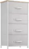 Dresser with 4 Drawers - Fabric Storage Tower, Organizer Unit for Bedroom, Living Room, Hallway, Closets - Sturdy Steel Frame 2