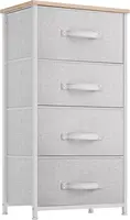 Dresser with 4 Drawers - Fabric Storage Tower, Organizer Unit for Bedroom, Living Room, Hallway, Closets - Sturdy Steel Frame 2