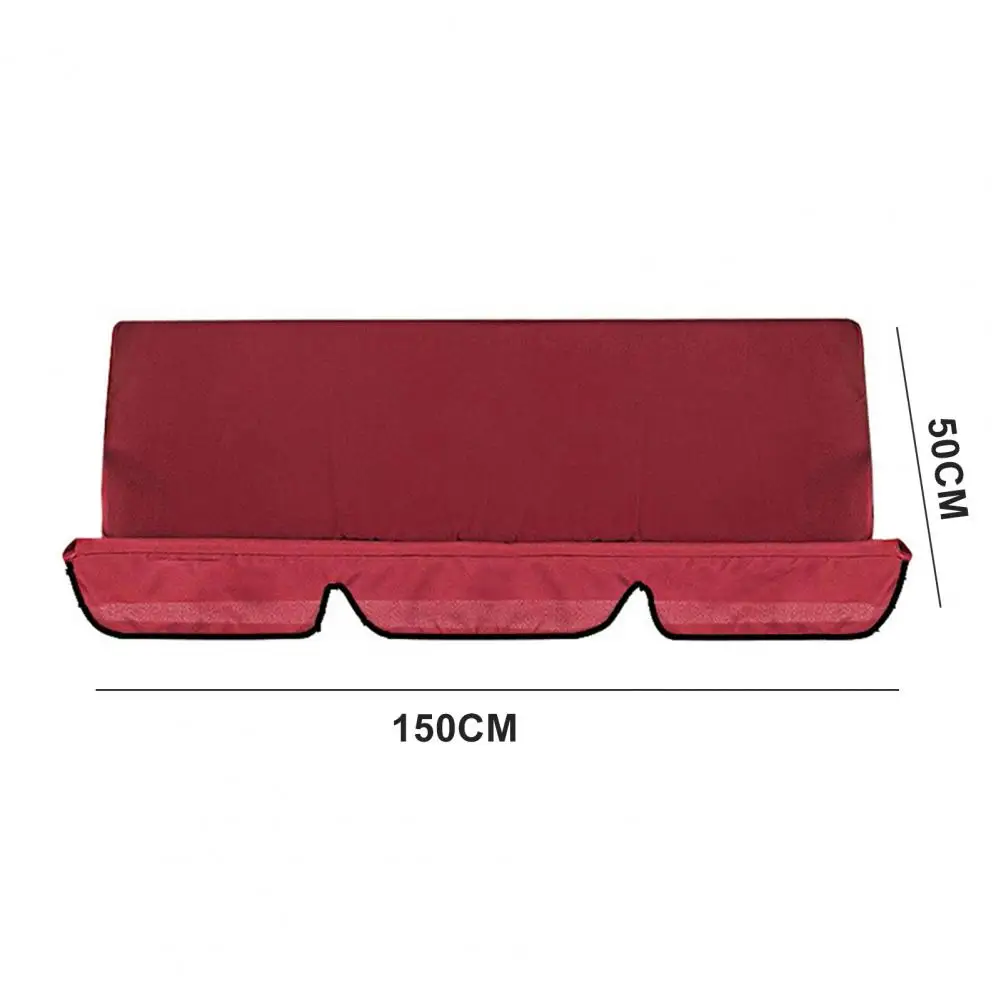 Swing Cushion Cover Garden Swing Seat Cushion Waterproof Dustproof Thickened Furniture Cover Sunshade 3 Seater Replacement