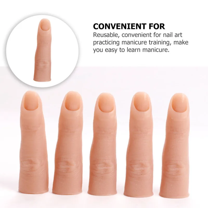 Description Picture 5 of itemmanicure Silicone Practice Hands Fake Finger halloween hunted house Finger props Silica Gel Training Models Prosthetic Supplies