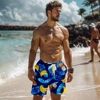 Hawaii 3D Print Holiday Beach Briefs Men's Designer Board Man Swimsuit Shorts Men Summer Big Size Swimwear Loose Fitness Sports 1