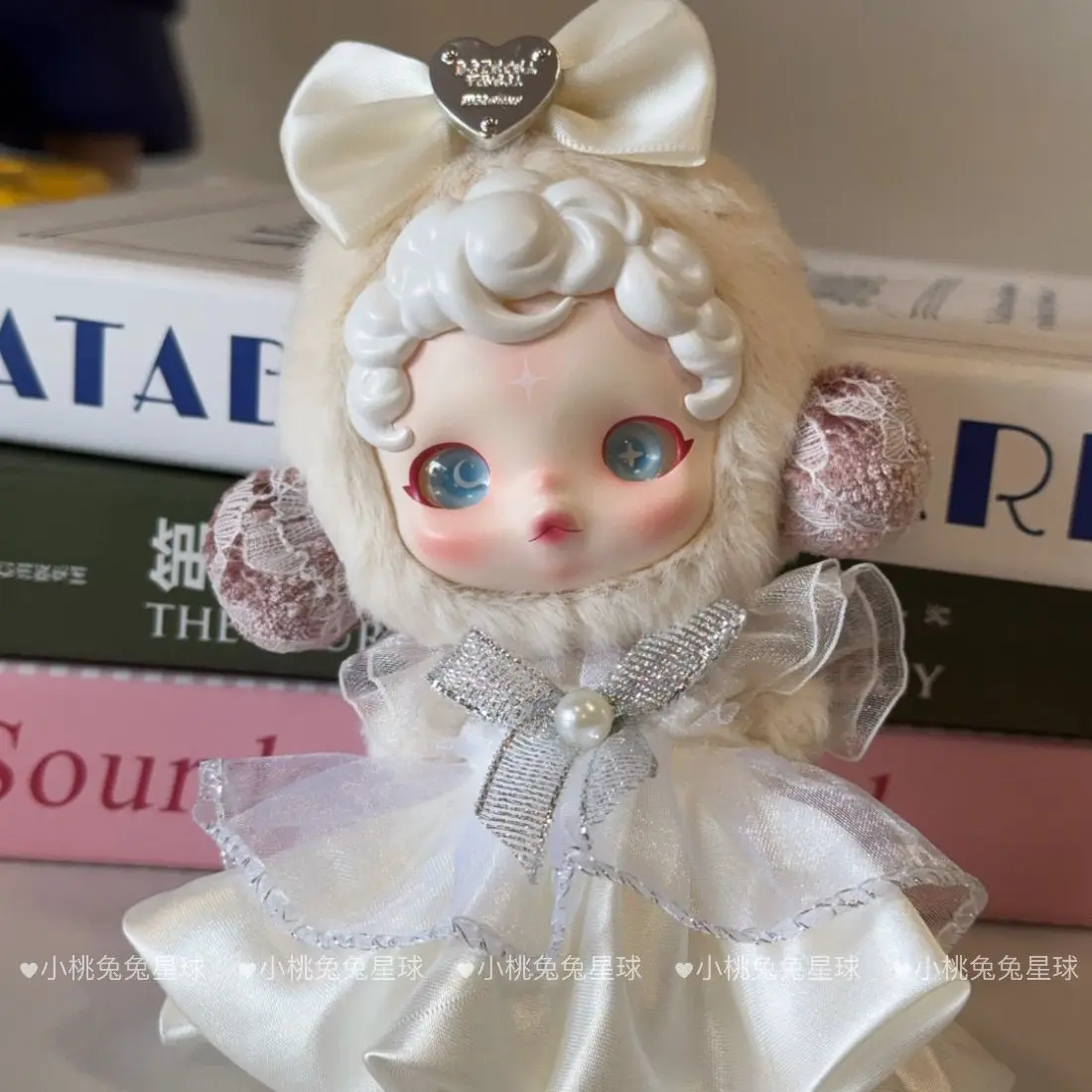 10cmの新しいスカルパンダL'印象派ベルベットぬいぐるみ服ドレスSP