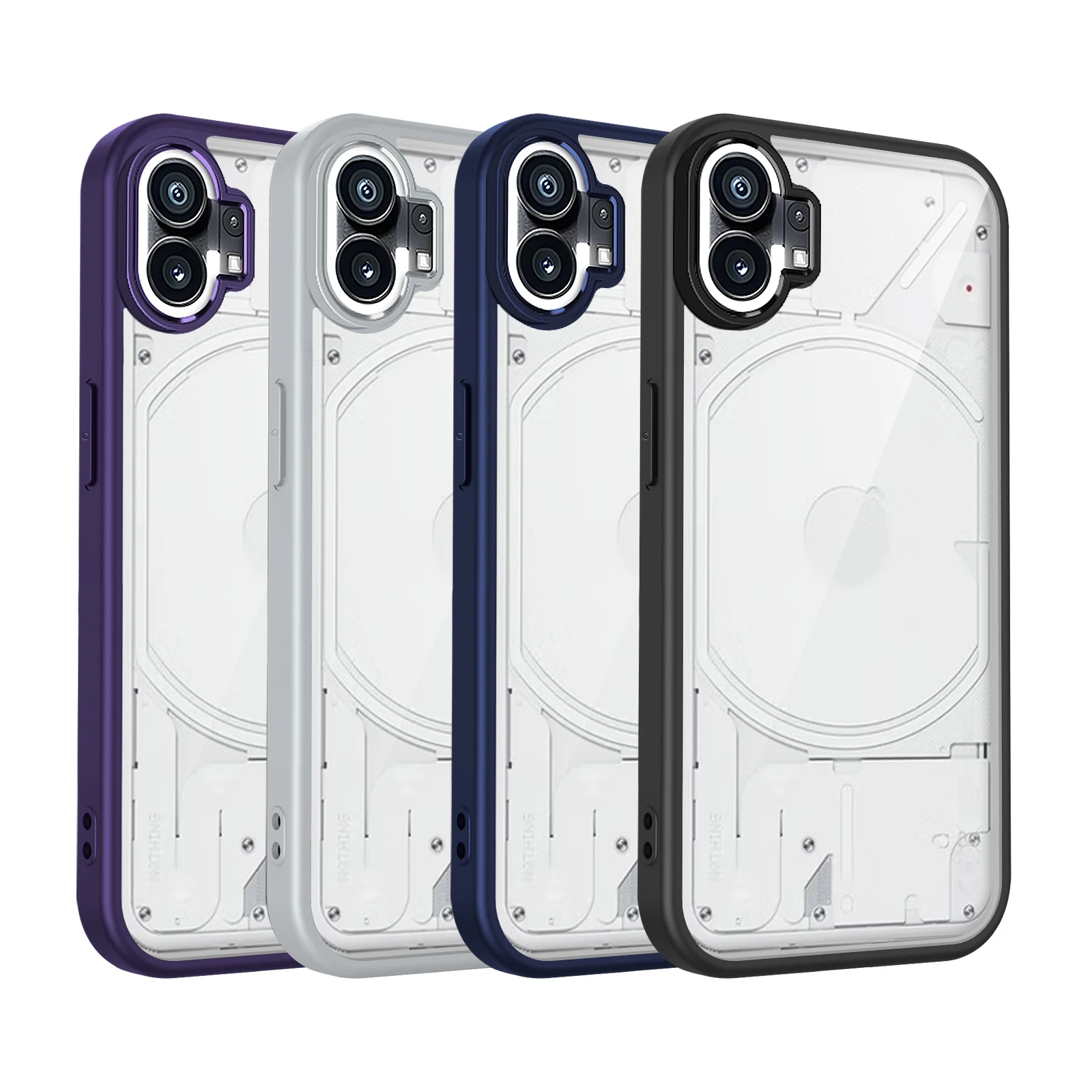 EUCAGR Nothing Phone One A063 Air Cushion Shockproof Silicone Bumper ...
