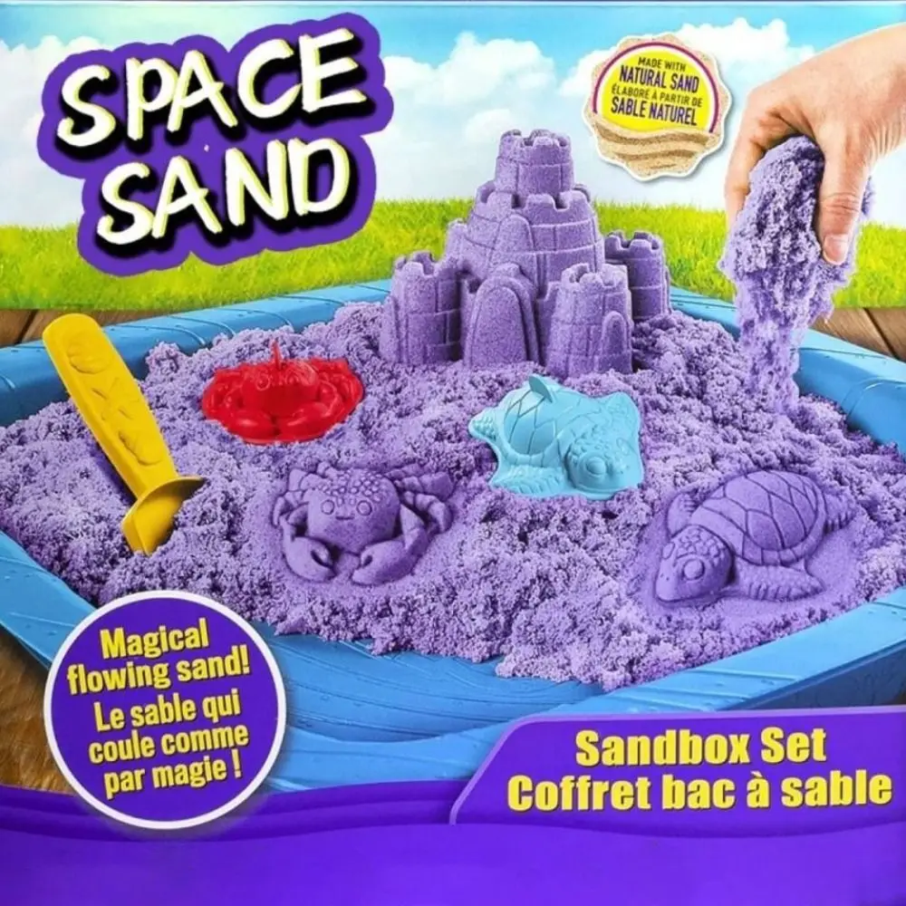 Childrens Game Templates Space Sand Cotton Texture Slowly Flowing Dynamic Sand DIY Kit Water Slime Cloud Sand Children Play