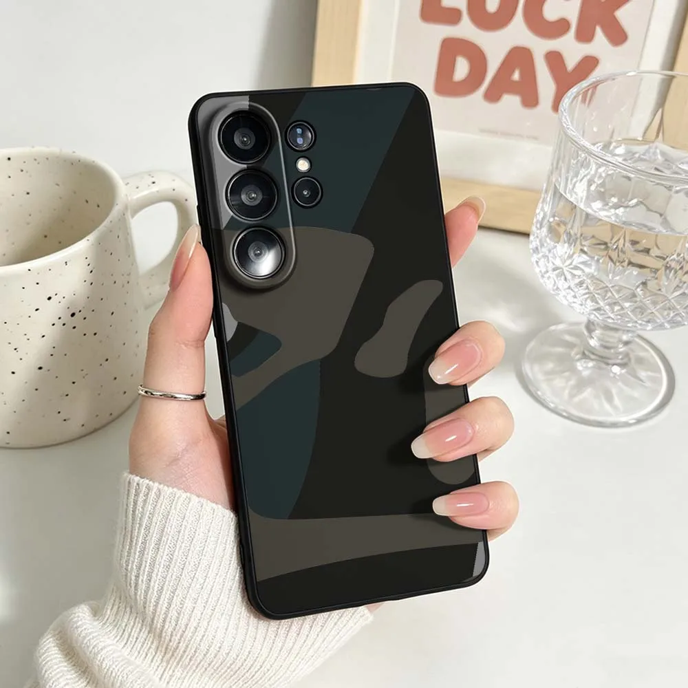 Graffiti Army Green Camouflage Phone Case - Black Cover