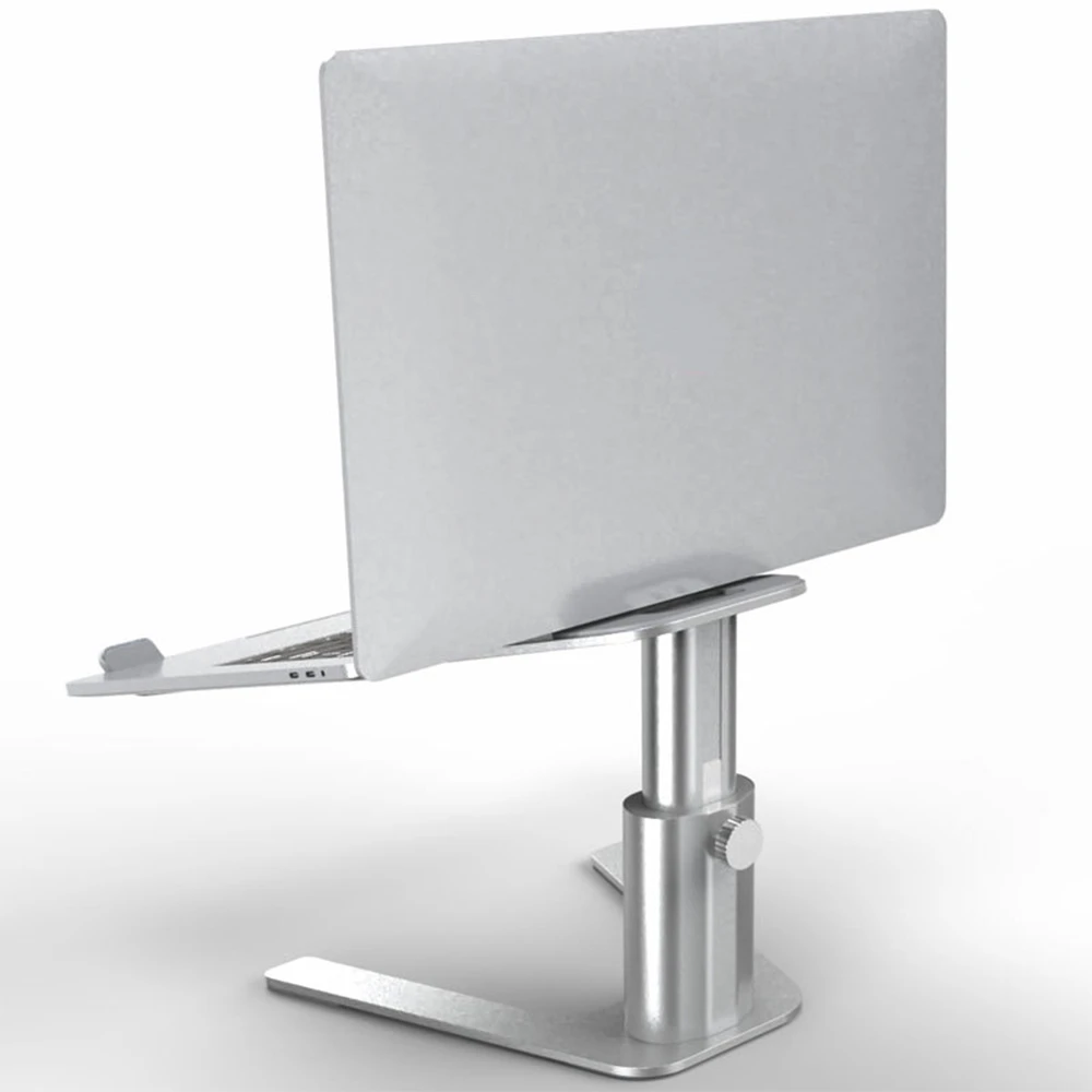 Soporte elevador de ordenador portatil, angulo ajustable, altura, rotacion de 360 grados, ergonomico, de aluminio, 파