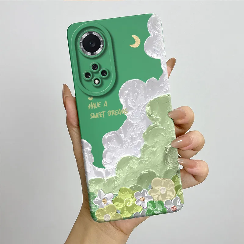 Soft Silicone Sweet Painted Protective Back Cover - Cute Printed Phone Case