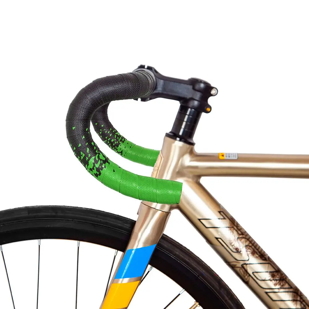 Bike Handlebar Tape Anti-Vibration PU EVA Bent Cycling Road Racing Breathable Non-Slip