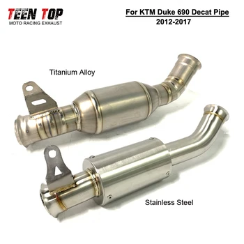 For KTM Duke690 Duke 690 Middle Pipe 2012 2013 2014 2015 2016 2017 Titanium Alloy Motorcycle Exhaust Link Pipe Original Exhaust