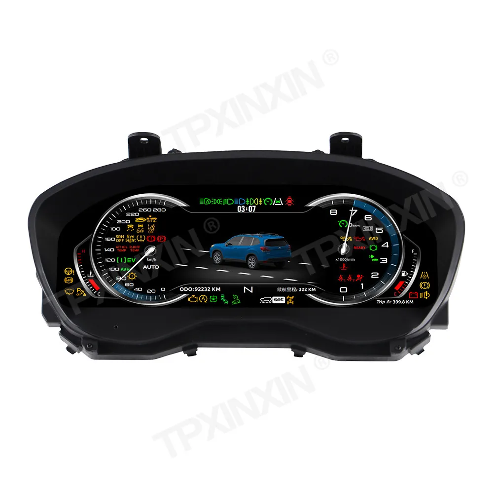 Panel de Instrumentos Digital para Subaru Forester 2019-2024, Pantalla LCD, Velocímetro, Odómetro, Unidad Principal de Cabina Virtual 1