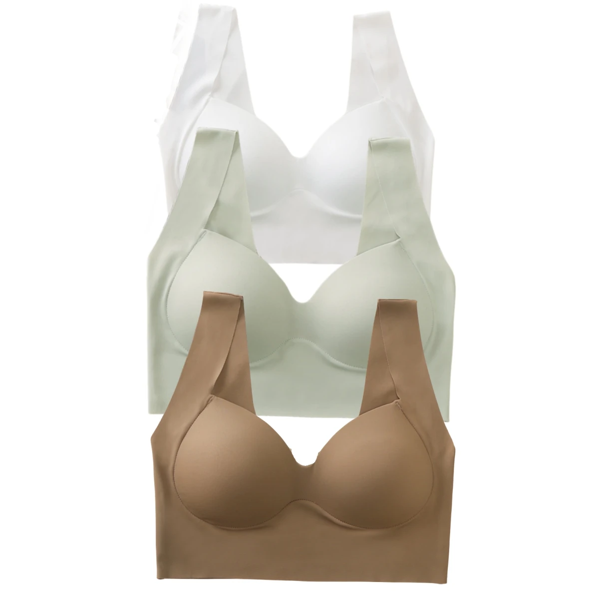 

Seamless Bras For Women Push Up Bra Female Underwear Soft Vneck Crop Top No Wire Brassiere Sports Intimates Push Up Lingerie