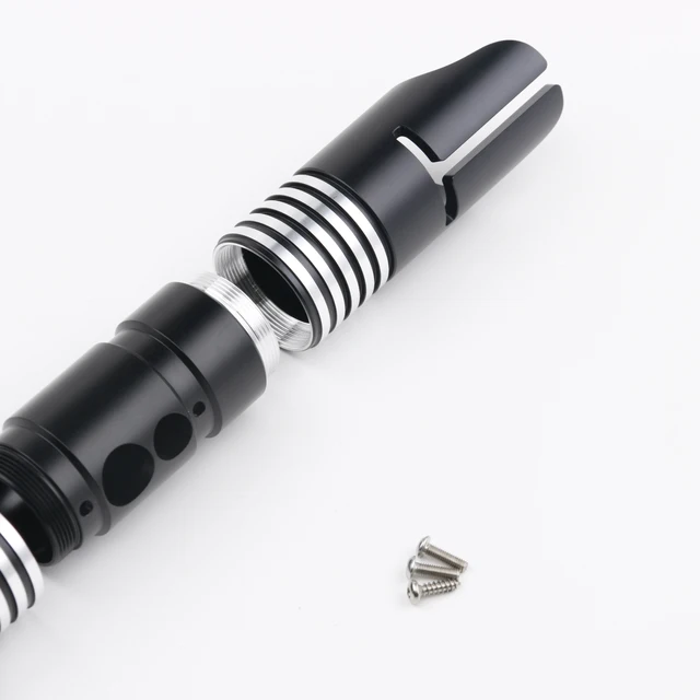 SaberFeast Lightsaber Parts for DIY Laser Sword Metal Empty Hilt Accessories Custom Puzzle Toys Children Cosplay-TSK-E13 3