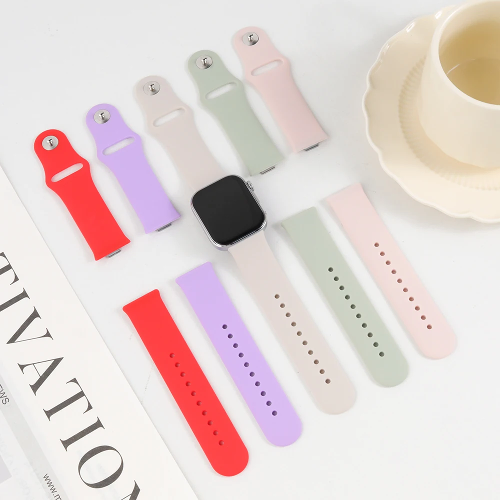 Silicone Sport Strap - Premium Replacement Watch Band Accessory