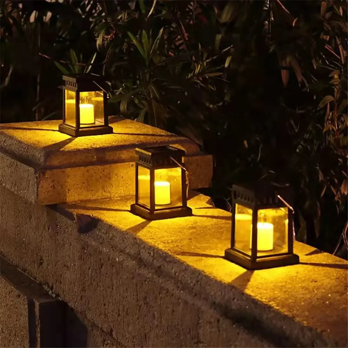 Description Picture 4 of itemSolar Palace Lantern Outdoor Lights Lawn Landscape Hanging Atmosphere Solar Candle Lamp For Home Floor Camping Yard Garden Decor