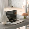 Full Loft Bed with Desk ,Shelves and Ladder, Grey 5