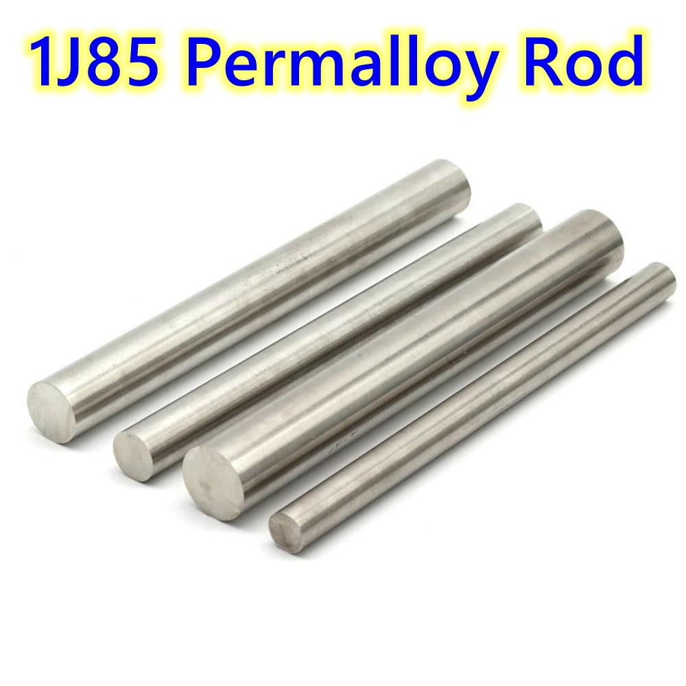 High Permeability 1J85 Permalloy Rod Diam 0.5mm-16mm Annealed Iron-nickel Alloy Belt for Magnetic Barrier Device Parts Element