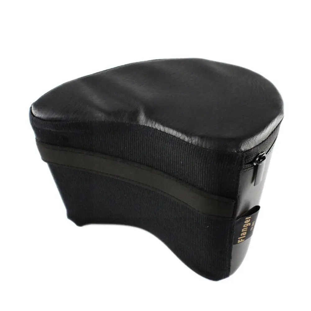 Cojín Para Guitarra Eléctrica - Soporte Ergonómico Con Cubierta De Piel Sintética (negro) - Ideal Para Músicos