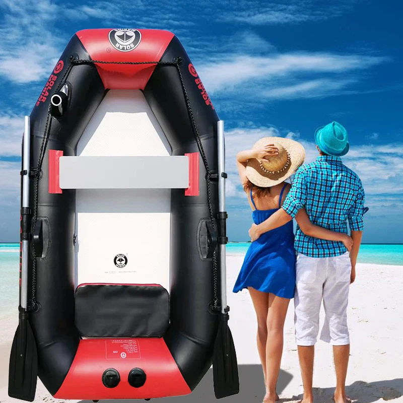 

New Arrive 2 Persons Inflatable Boats 2M PVC Kayak Air Mat Floor Luxury Yacht with Free Accessories