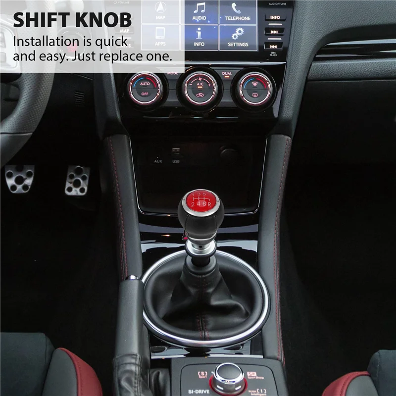 

Ручка переключения передач WRX STI, 6 скоростей, ручка для Subaru Impreza, WRX, STI 2009, 2010, 2011, 2012, 2013, 2014, 2015, 2016, 2017, 2018