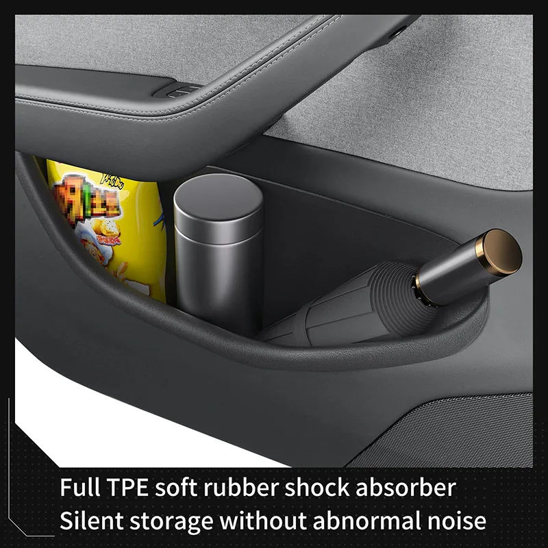 Door Side Storage Box For Tesla Model Y Juniper Model 3 Highland Full&Half Cover