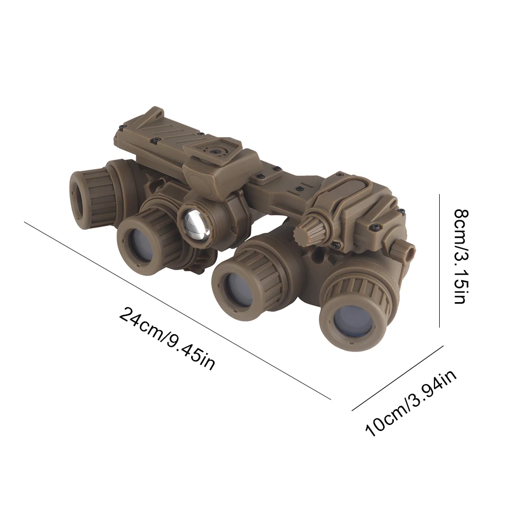 GPNVG 18 Night Vision Goggle No Function Helmet Binocular Model Dummy Binoculars Airsoft Hunting Binoculars for Fans Collection