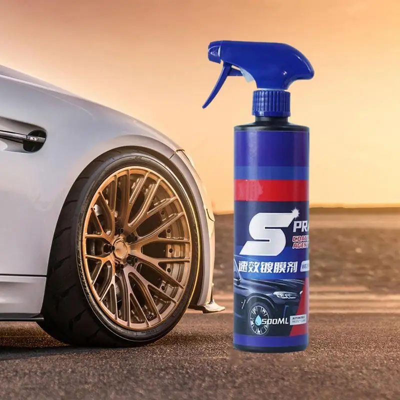 

3 In 1 Car Paint Repair Ceramic Coating Spray 500ml Quick Nano-coating Spray Wax Automotive Hydrophobic Polish Paint Cleaner