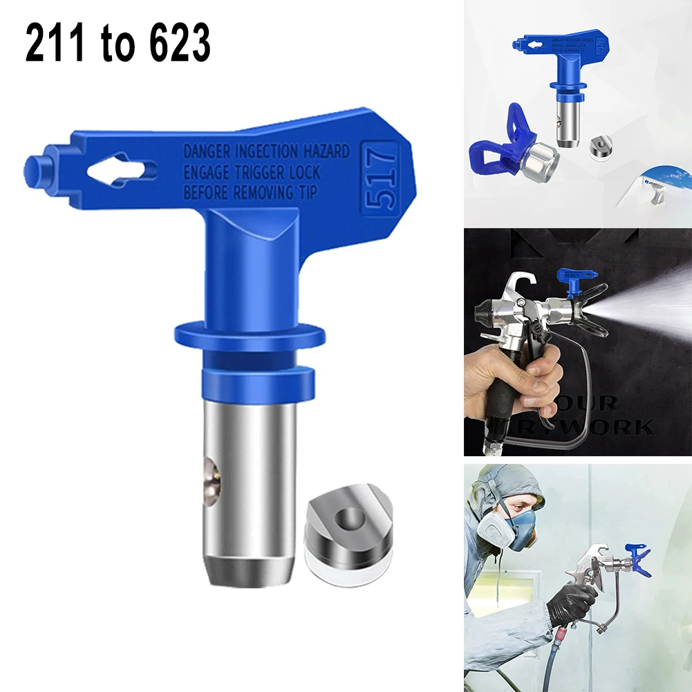 

Airless Spray Tip Nozzle Spray Gun Paint Sprayer Fine Finish Seal Nozzle 211/313/31/415/417/515/517/523/623 Airbrush Tip