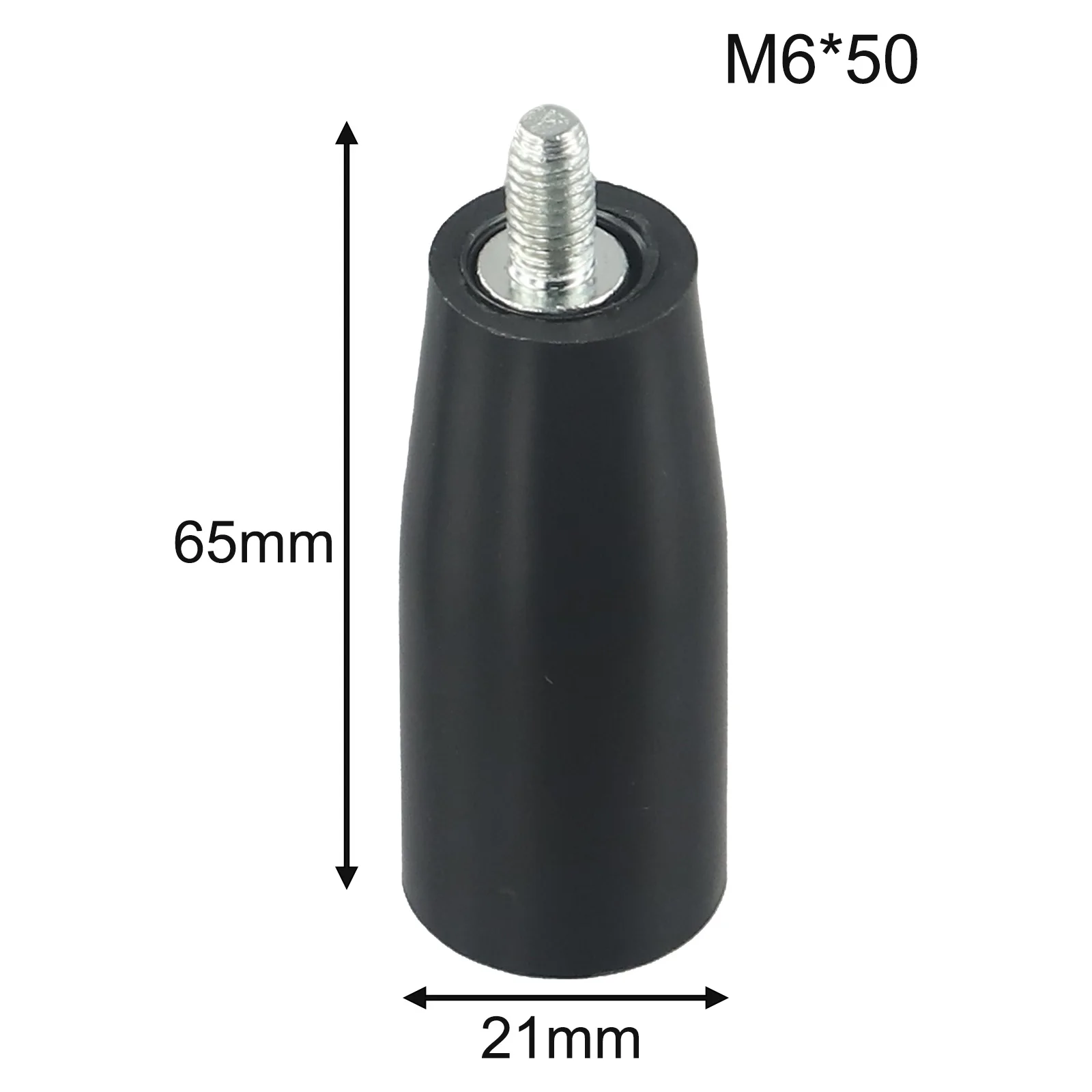 For Machinery M10*20mm 0.79in*80mm 3.94in Milling Machine Handle Industrial Equipment Handle Plastic And Metal