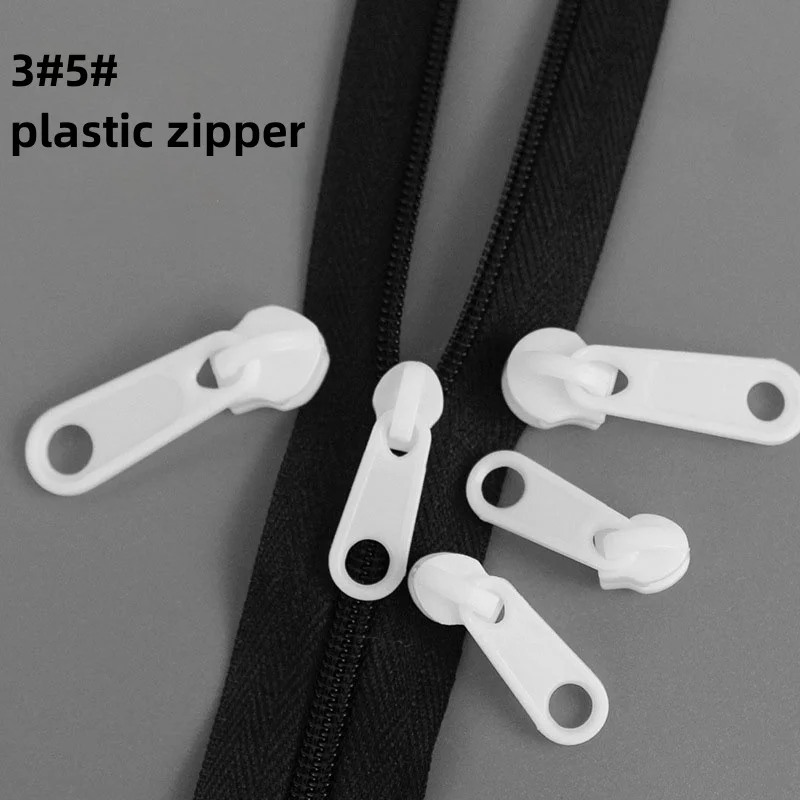 (10pcs) 3#5#plastic zipper head