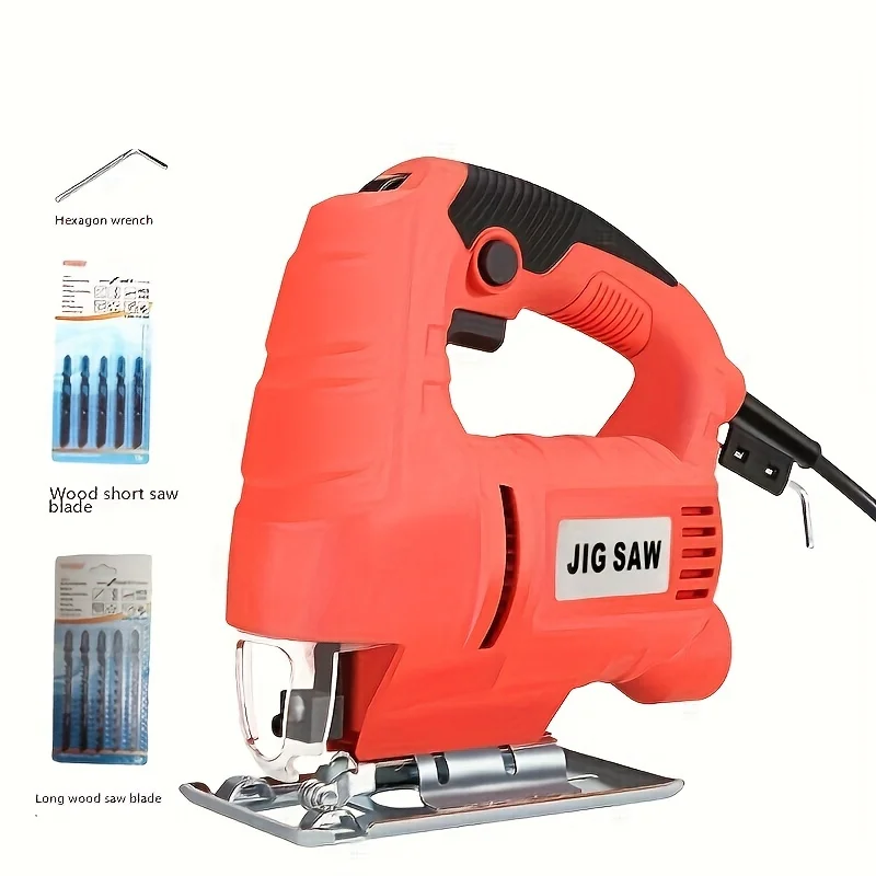 710W Electric Jig Saw 6 Speed Adjustable Multifunctional Electric Jigsaw Woodworking Power Tool US 110V electric saw cordless jigsaw