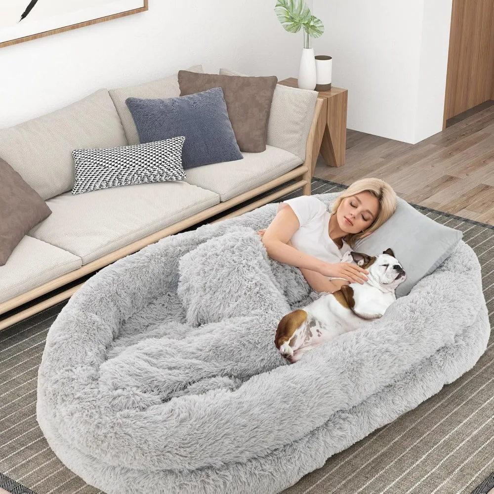 Oversized Human Dog Bed Lounger 1