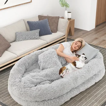 Oversized Human Dog Bed Lounger 1