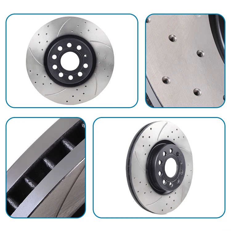 SenPei Germany auto parts FRONT DRILLED VENTED 312mm BRAKE DISCS FOR VW GOLF MK5 MK6 2.0 TDI TSI GTI R 1K0615301AA