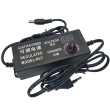 

AC to DC Universal power adapter Adjustable 3V-12V 3V-24V 9V-24V display screen voltage Regulated supply adatpor 3V 12V 24V
